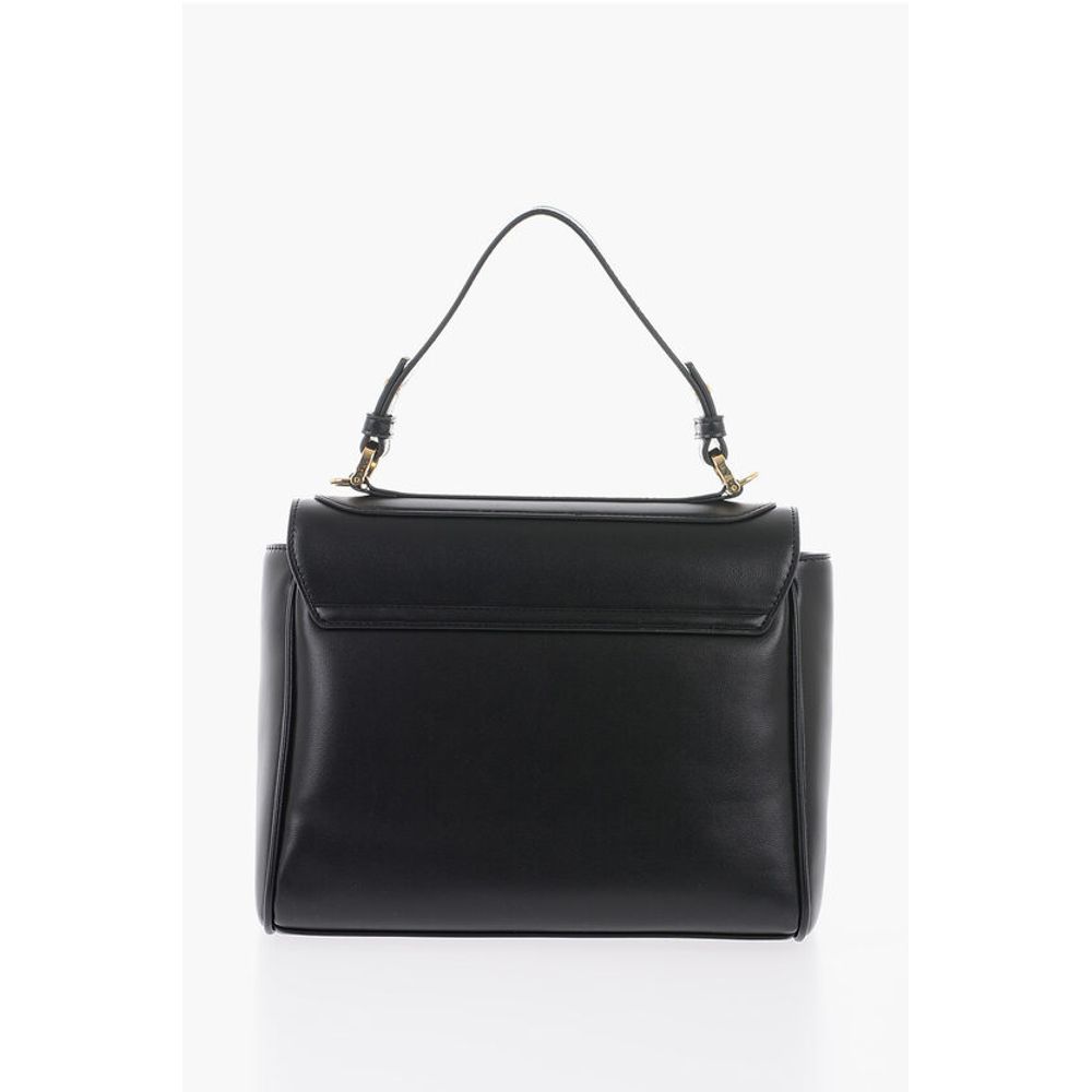 LOVE Faux Leather Shoulder Bag with Golden Details