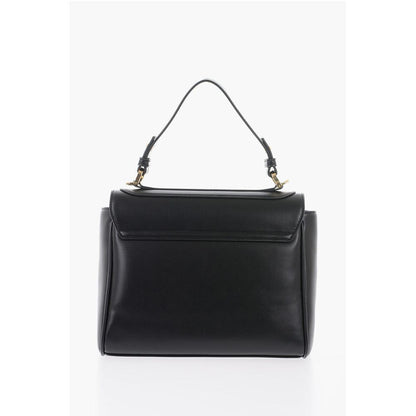 LOVE Faux Leather Shoulder Bag with Golden Details