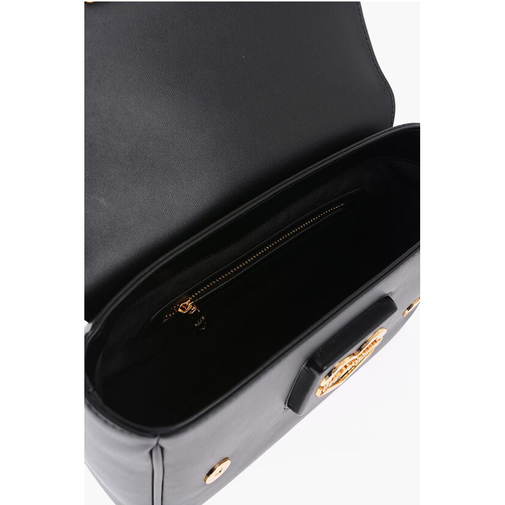 LOVE Faux Leather Shoulder Bag with Golden Details