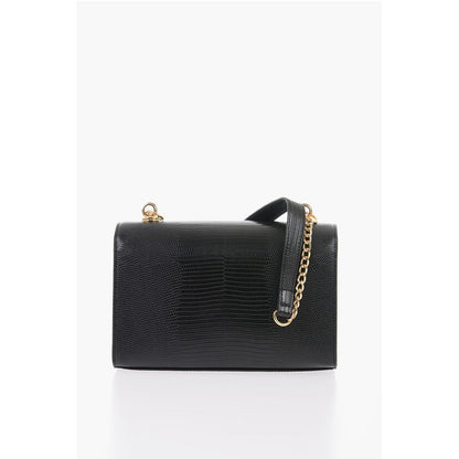 LOVE Faux Leather Shoulder Bag with Metal Magnetic Closure