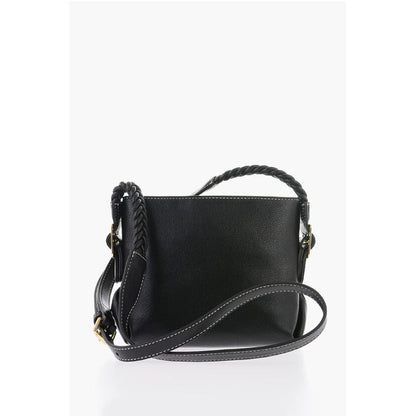 LOVE Faux Leather Crossbody Bag with Braided Details