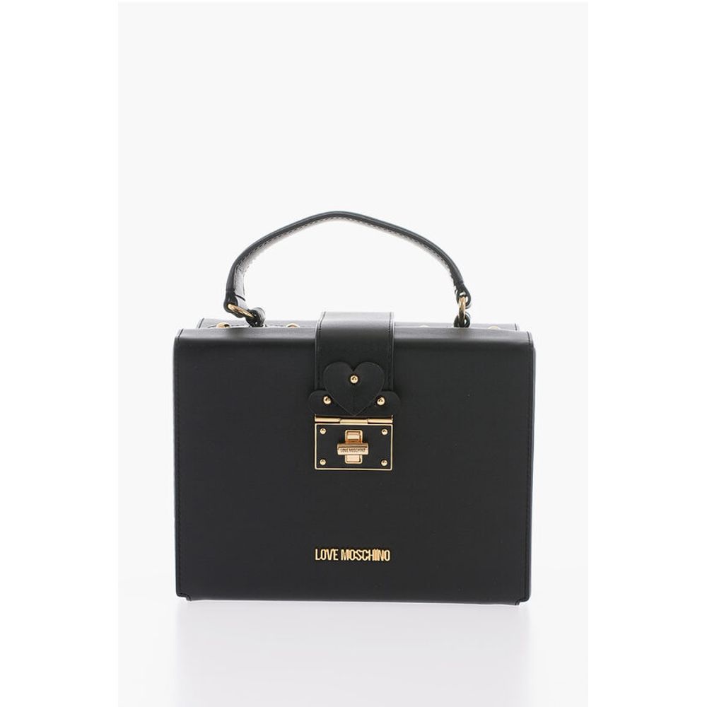 LOVE Leather Briefcase Bag with Turn Lock Closure