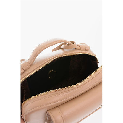 LOVE Faux Leather Crossbody Bag with Golden Logo