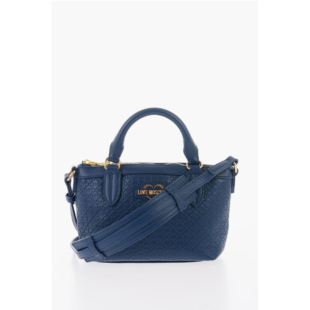 LOVE Faux Leather VALENTINA Crossbody Bag with all-Over Hear