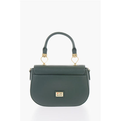 LOVE Faux Leather Handbag with Removable Shoulder Strap