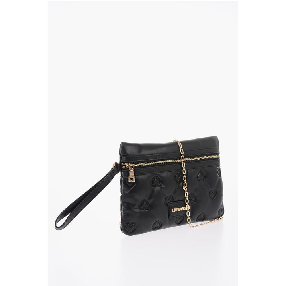 LOVE Hearts Embossed Faux Leather Handbag