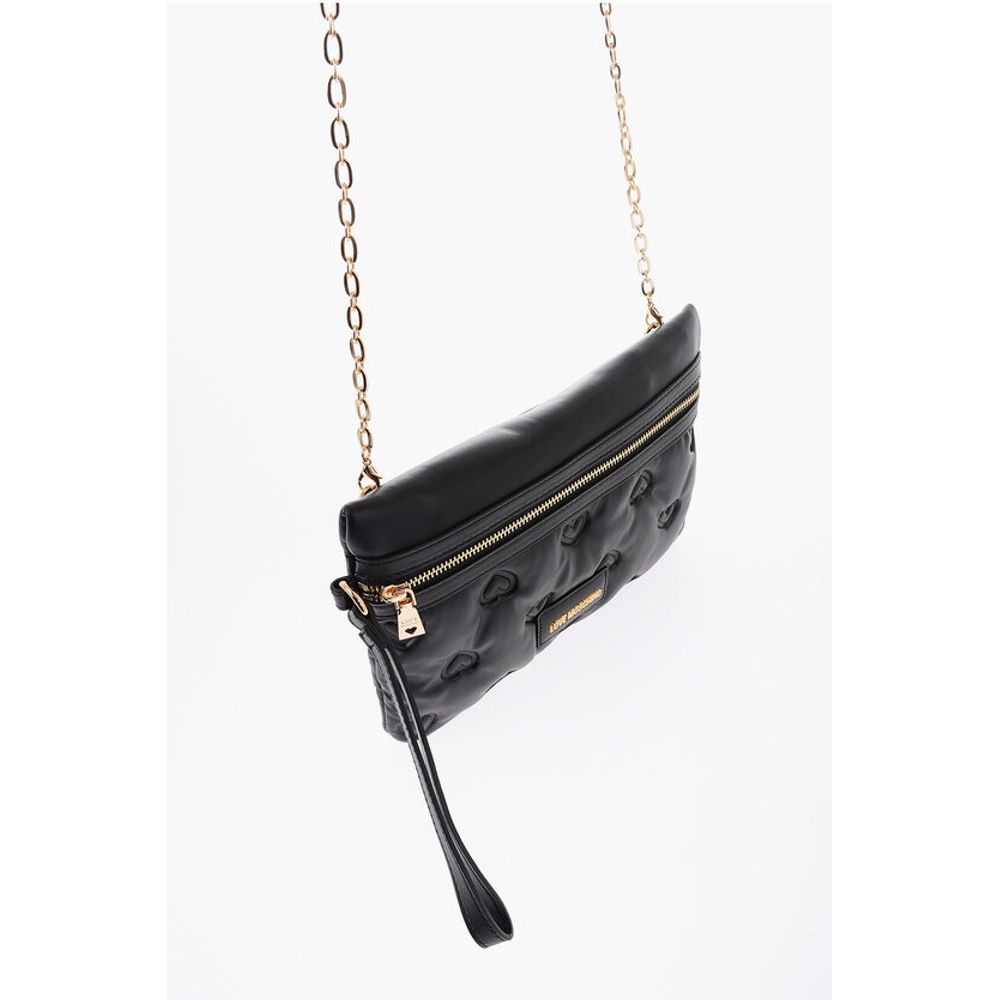 LOVE Hearts Embossed Faux Leather Handbag