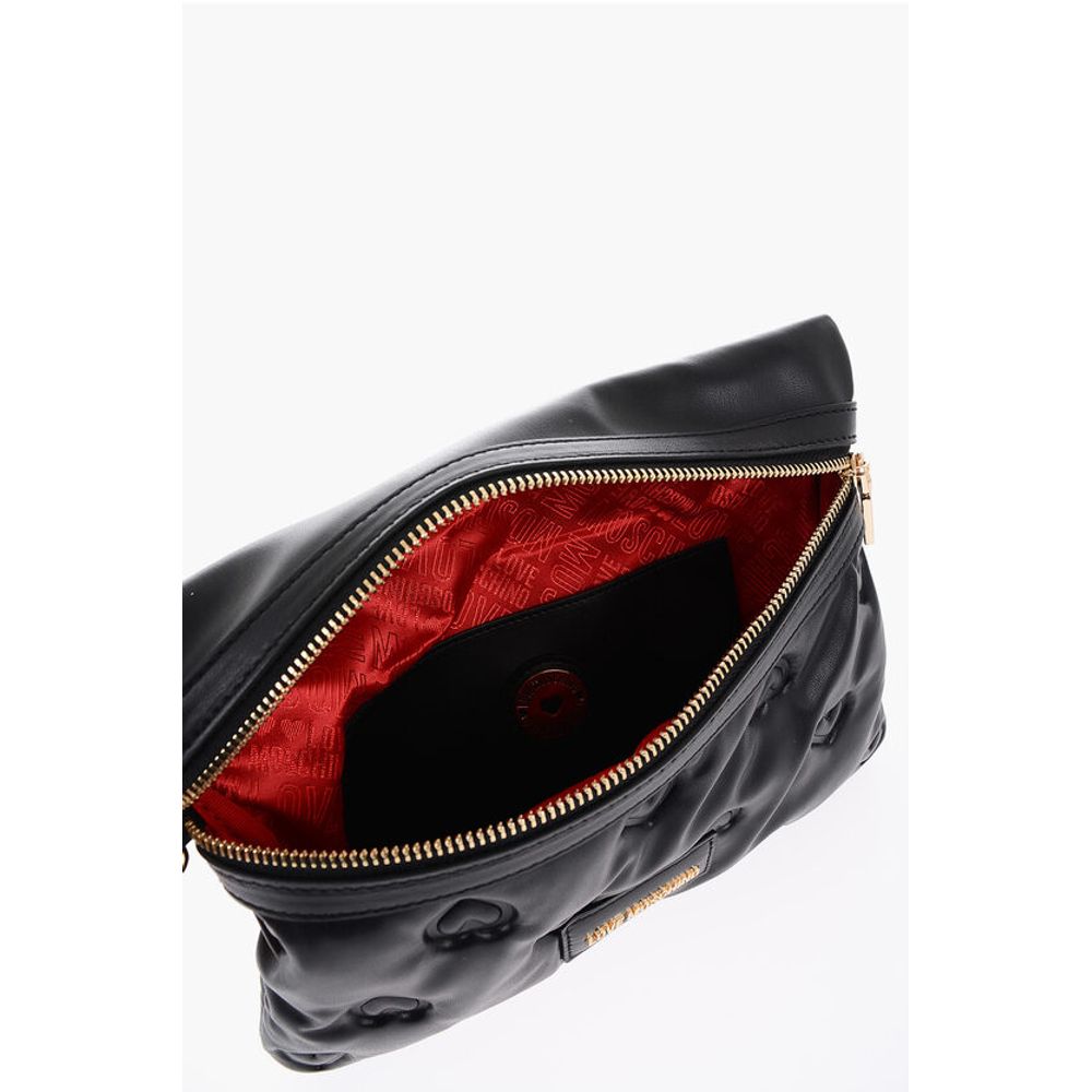LOVE Hearts Embossed Faux Leather Handbag