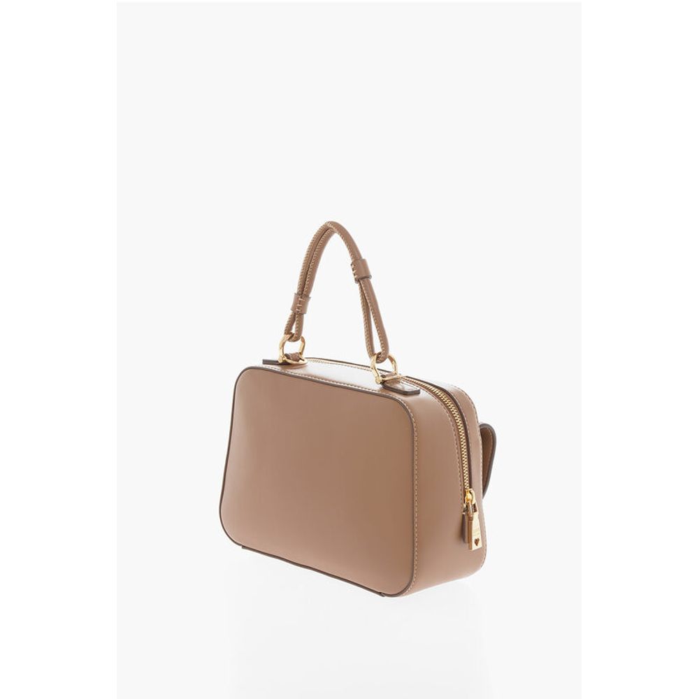 LOVE Faux Leather bag with braided Handle