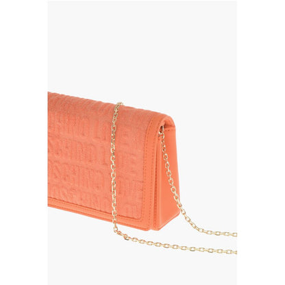 LOVE Terry-Cotton Shoulder Bag with Embossed Logo
