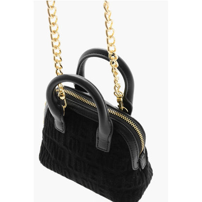 LOVE All Over Logo Embossed Terry Mini Bag