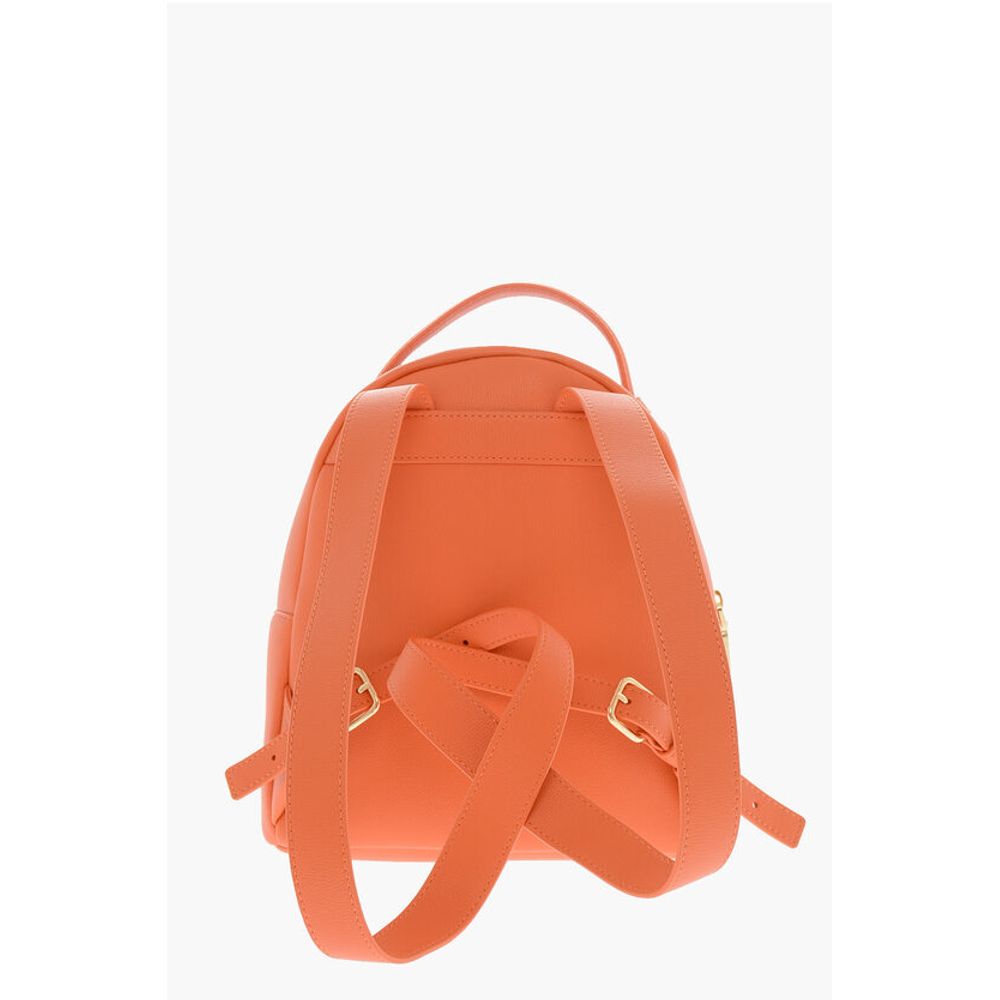 LOVE Faux Leather Backpack with Golden Logo
