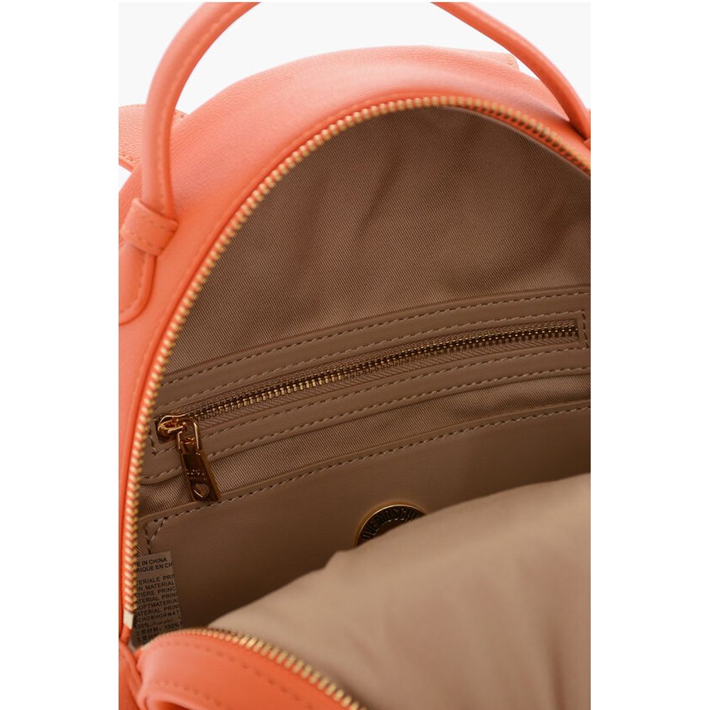 LOVE Faux Leather Backpack with Golden Logo