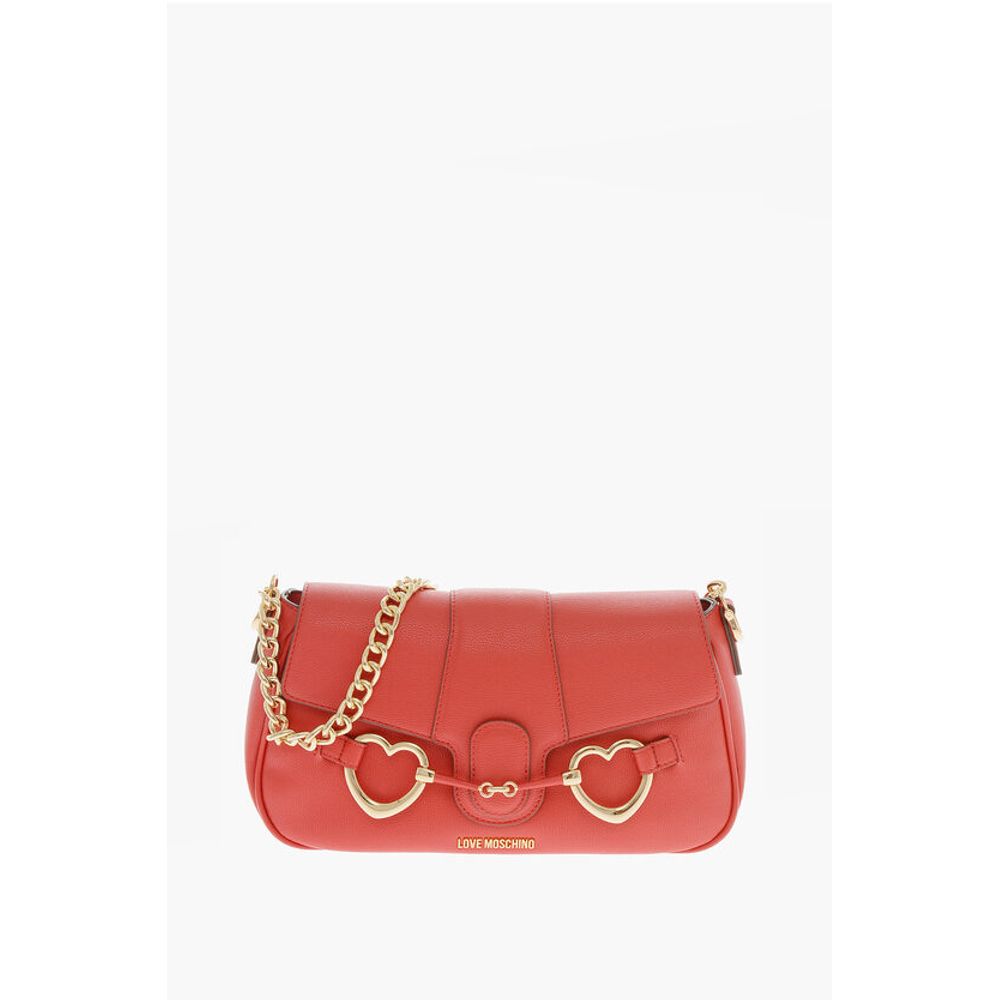 LOVE Faux Leather BIG HEARTBIT Shoulder Bag