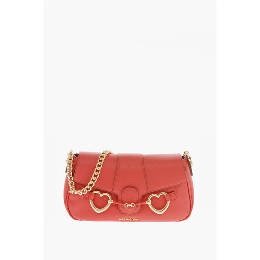 LOVE Faux Leather BIG HEARTBIT Shoulder Bag