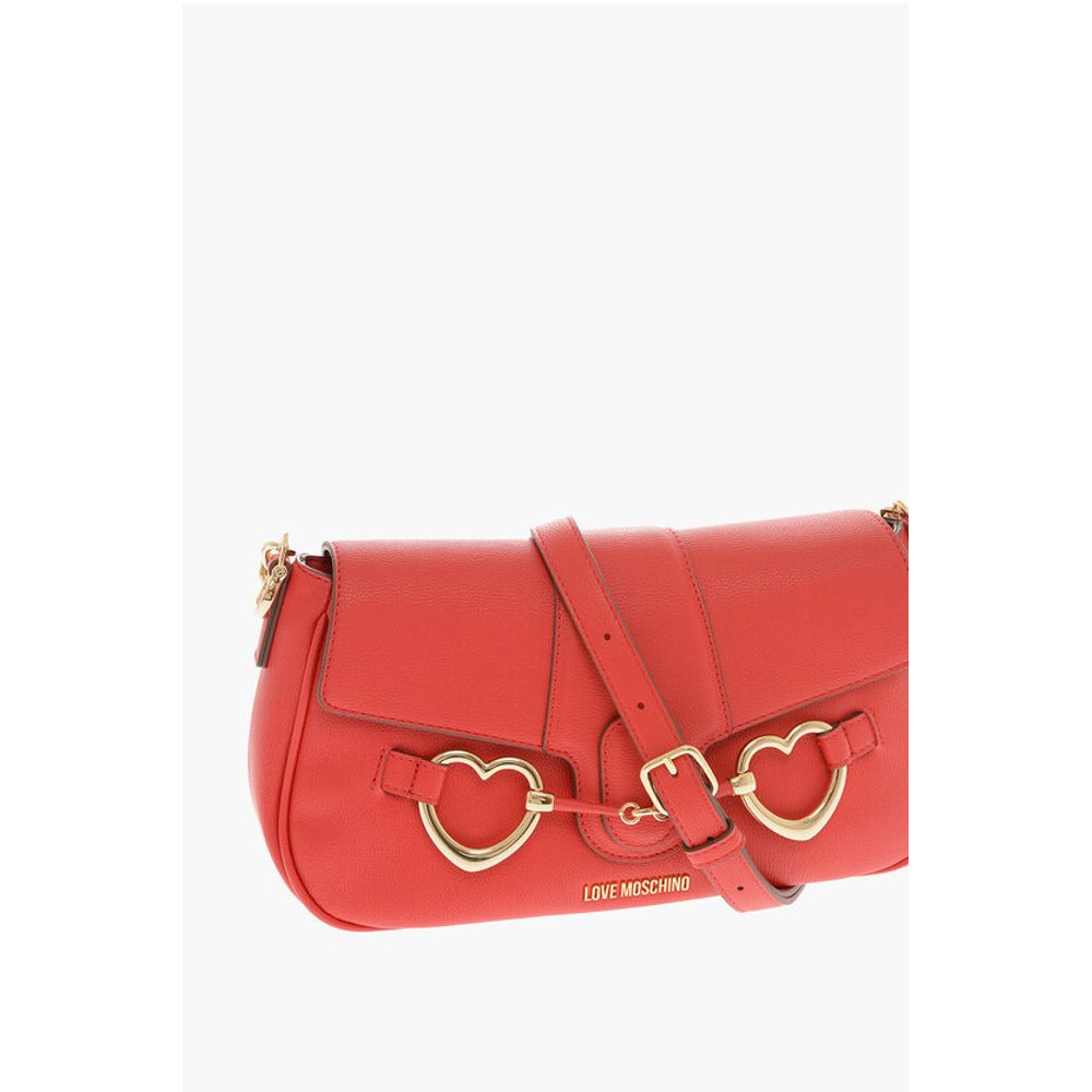 LOVE Faux Leather BIG HEARTBIT Shoulder Bag