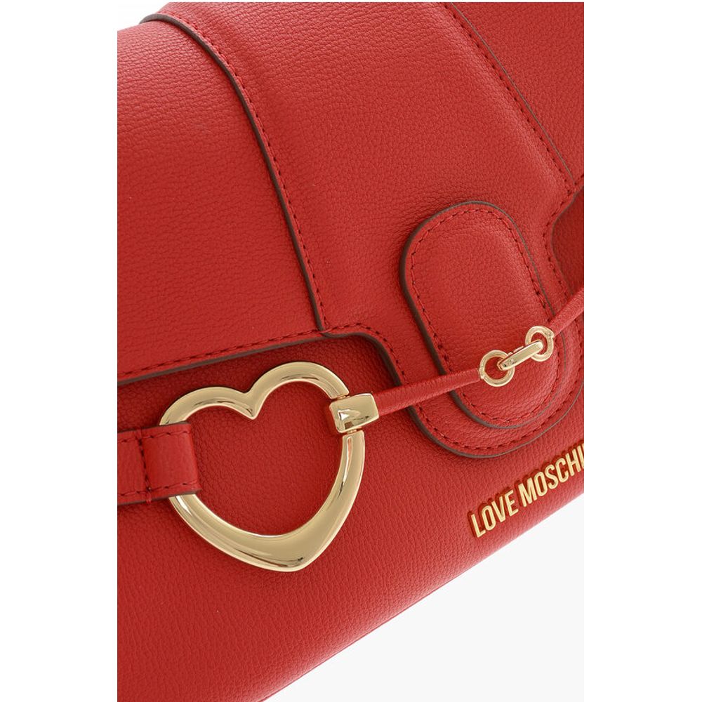 LOVE Faux Leather BIG HEARTBIT Shoulder Bag