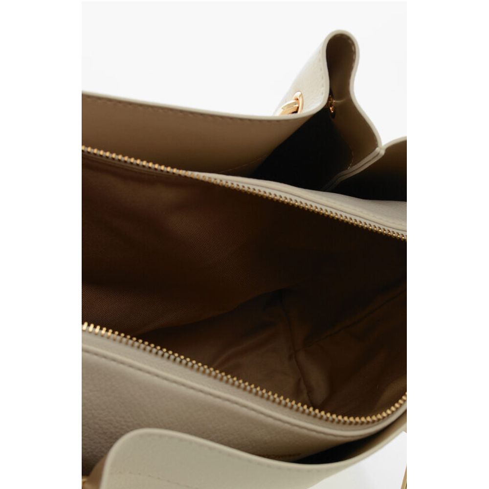 LOVE Faux Leather Tote Bag with Golden Logo
