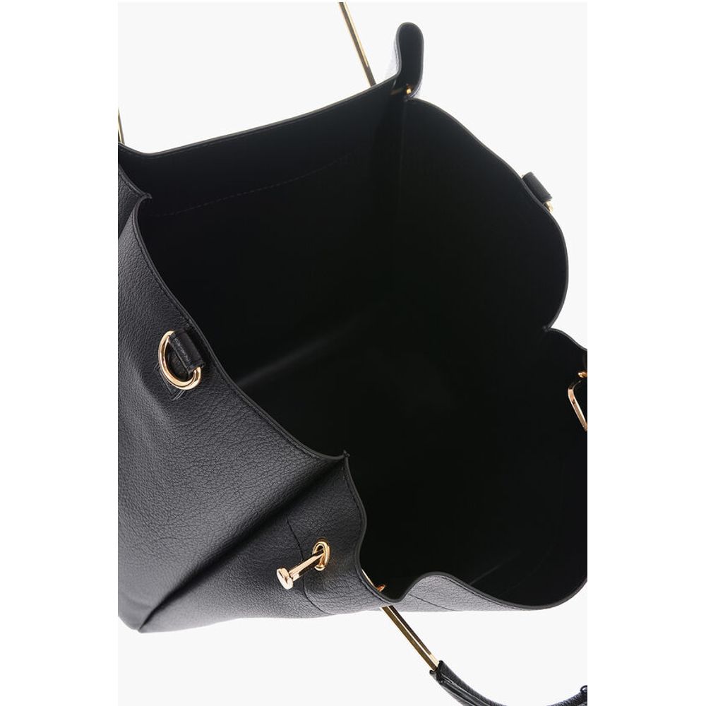 LOVE Faux Leather Tote Bag with Golden Logo