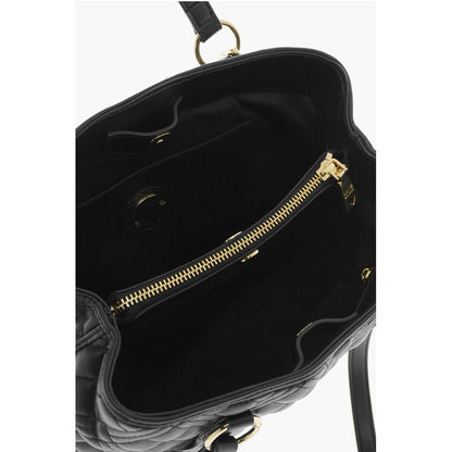 LOVE Quilted Faux Leather Tote Bag with Matching Pouch