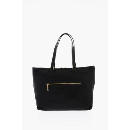 LOVE Nylon Tote Bag with Golden Details