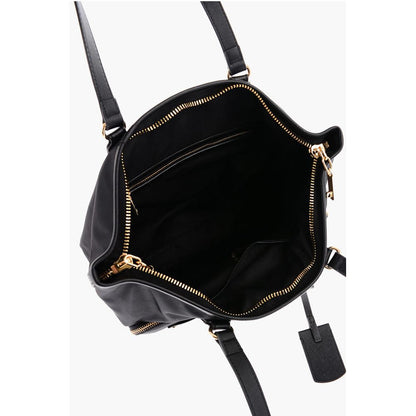 LOVE Nylon Tote Bag with Golden Details
