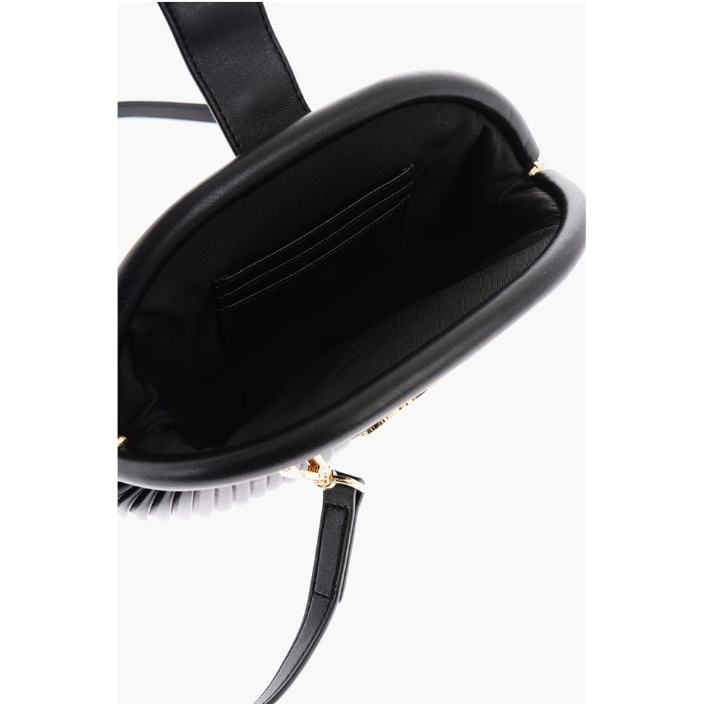 LOVE Pleated Faux Leather Mini Bag