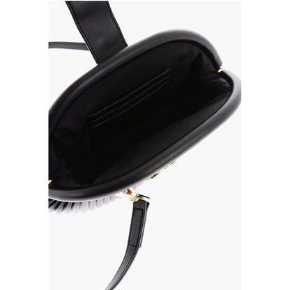 LOVE Pleated Faux Leather Mini Bag