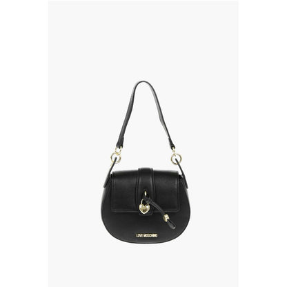 LOVE Faux Leather Crossbody Bag with Heart Shaped Charm