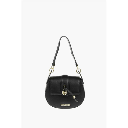 LOVE Faux Leather Crossbody Bag with Heart Shaped Charm