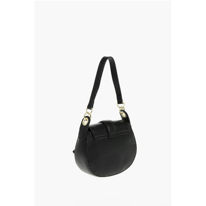 LOVE Faux Leather Crossbody Bag with Heart Shaped Charm