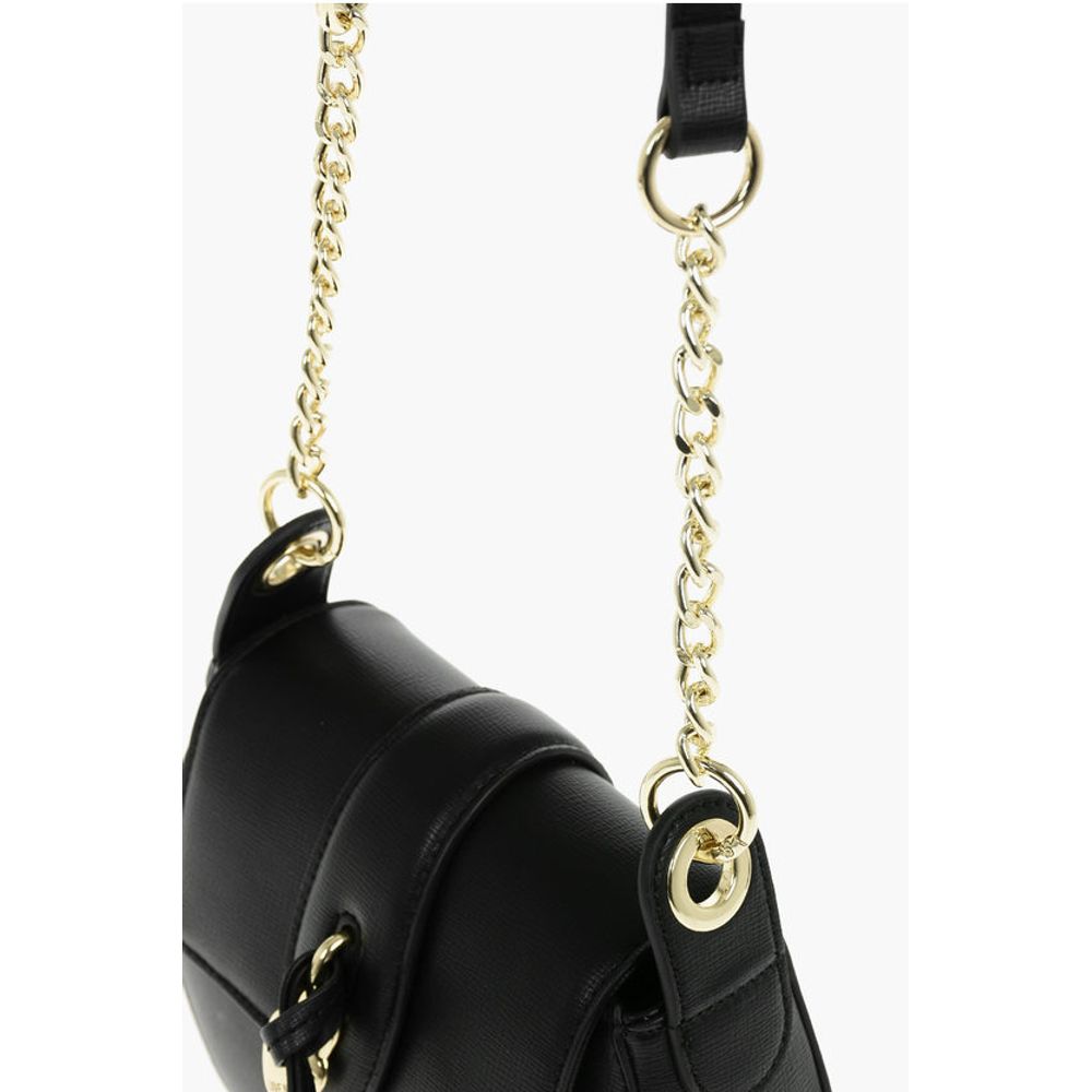 LOVE Faux Leather Crossbody Bag with Heart Shaped Charm