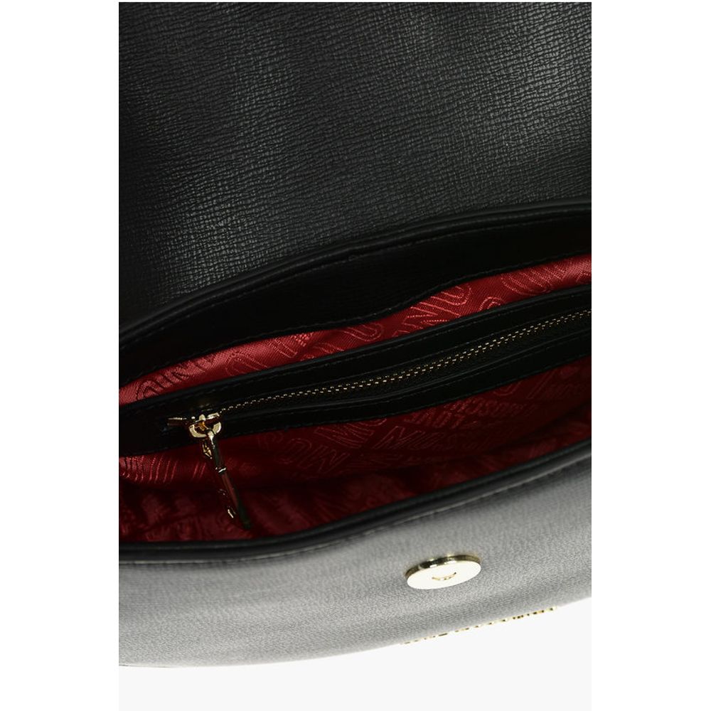 LOVE Faux Leather Crossbody Bag with Heart Shaped Charm