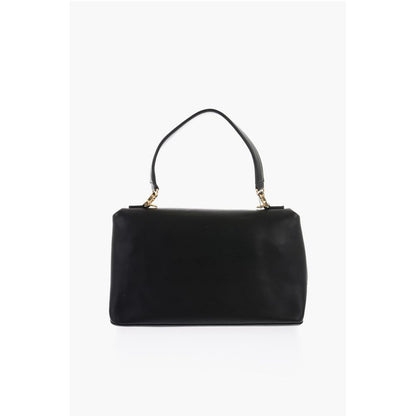 LOVE Faux Leather Handle Bag with Removable Shoulder Strap