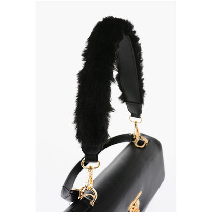 LOVE Faux Leather Handle Bag with Removable Shoulder Strap