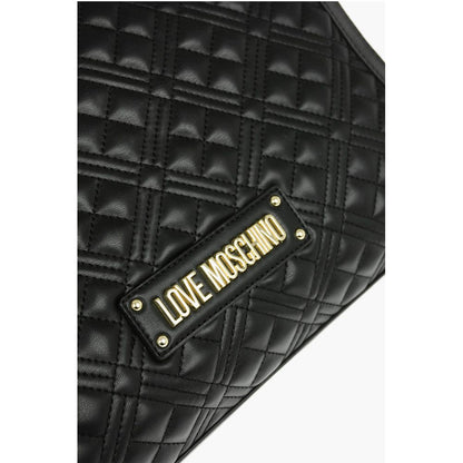 LOVE Quilted Faux Leather Tote Bag with Maxi Monogram