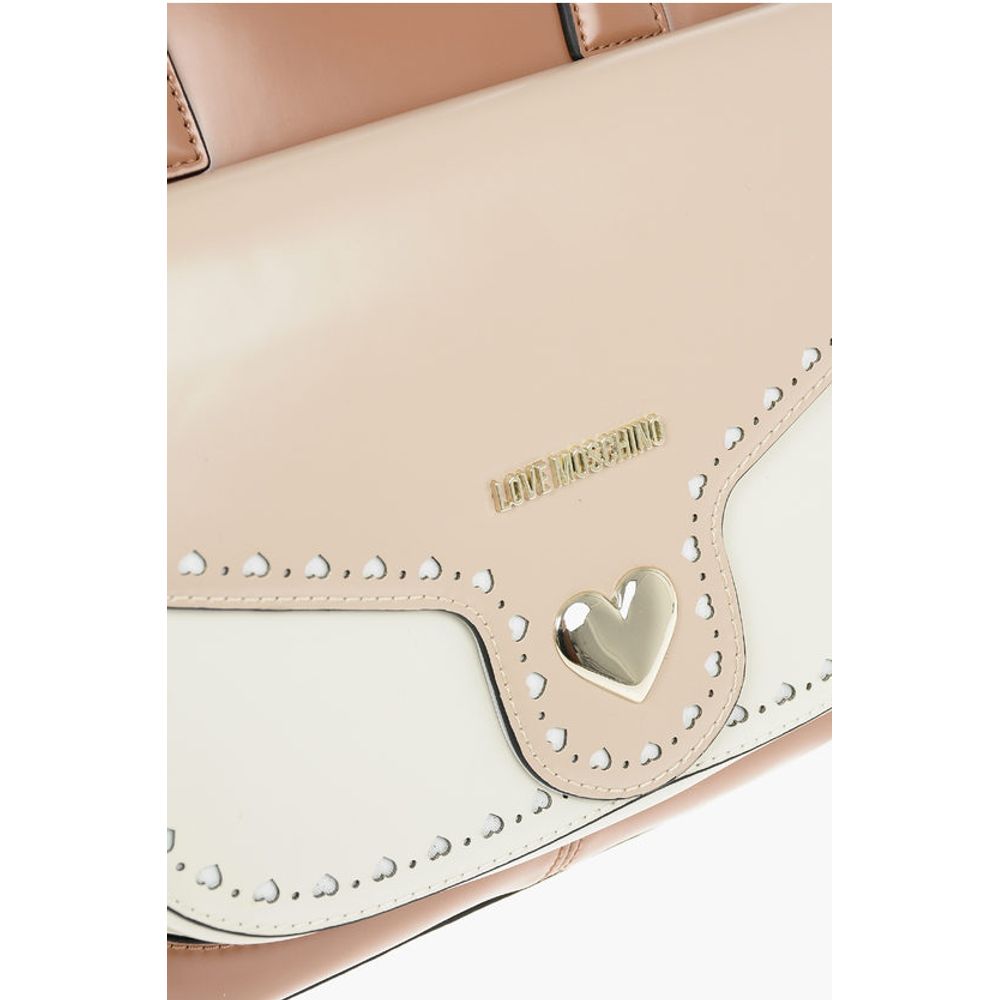 LOVE Removable Shoulder Strap Faux Leather Tote Bag