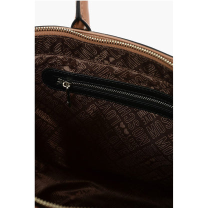 LOVE Removable Shoulder Strap Faux Leather Tote Bag