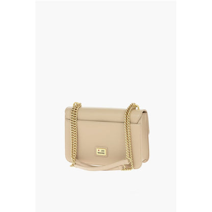 LOVE Faux Leather Shoulder Bag with Maxi Clam Heart Clamp