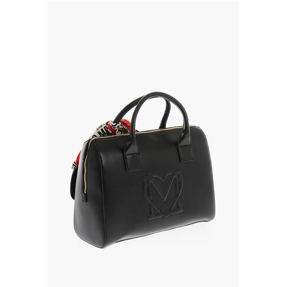 LOVE logoed handkerchief faux leather SIMPLE HOOP handbag