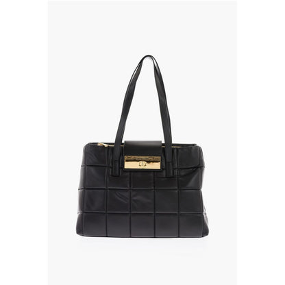 LOVE Faux Leather Padded Tote Bag