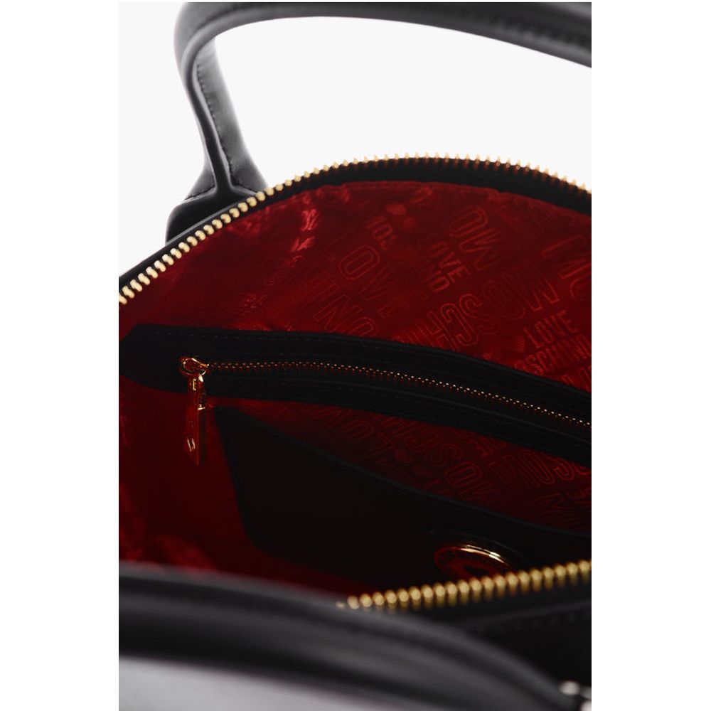 LOVE logoed handkerchief faux leather SIMPLE HOOP handbag