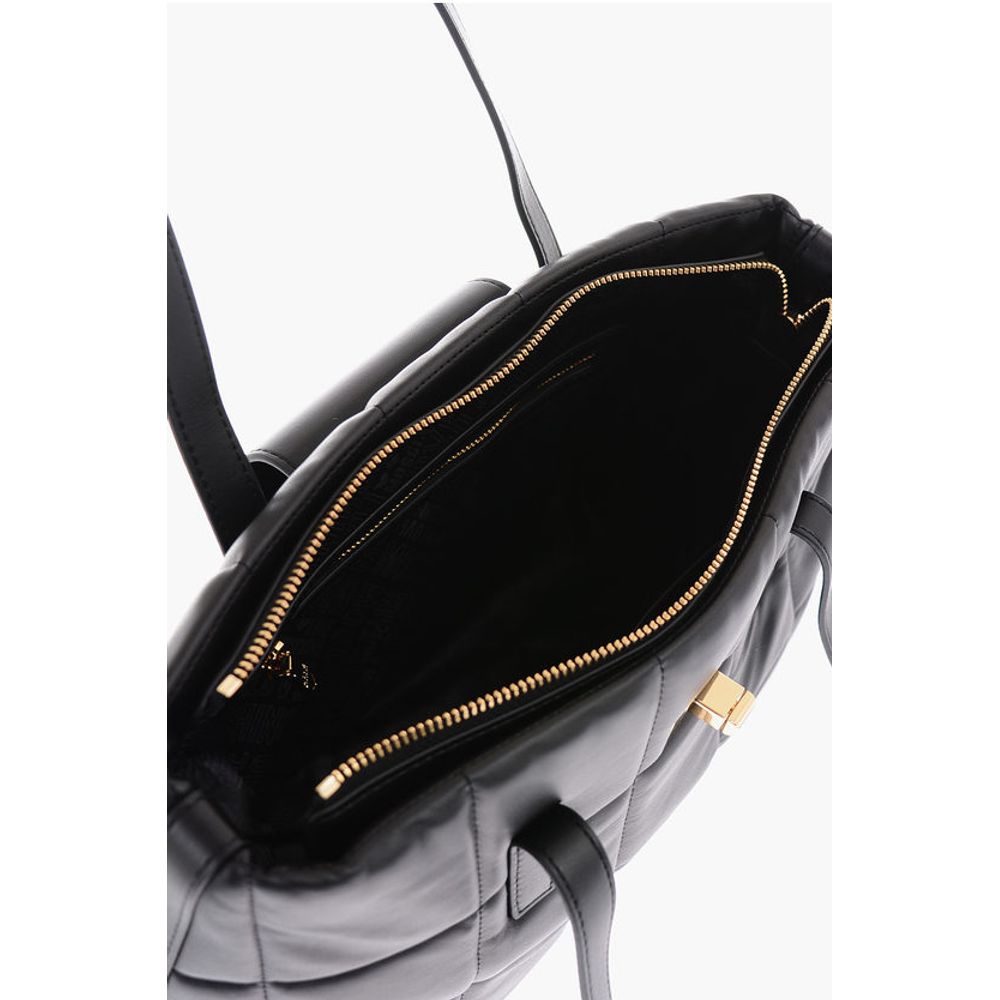 LOVE Faux Leather Padded Tote Bag
