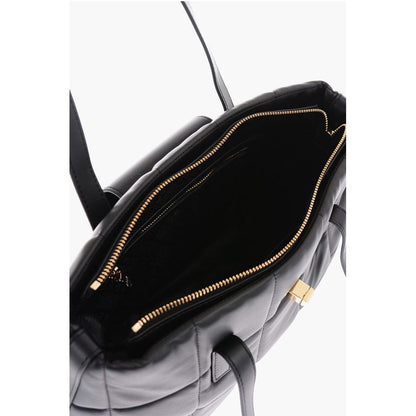 LOVE Faux Leather Padded Tote Bag