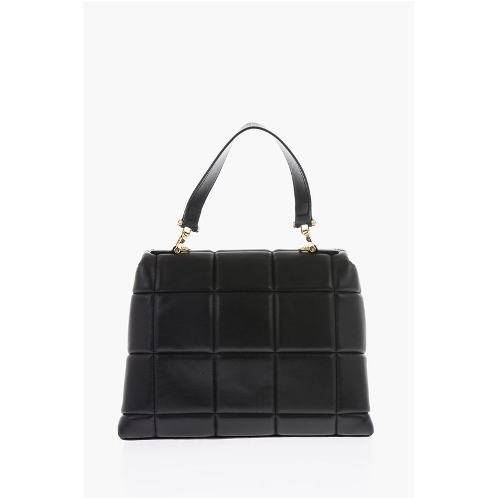 LOVE Faux Leather Padded Bag with Removable Shoulder Strap