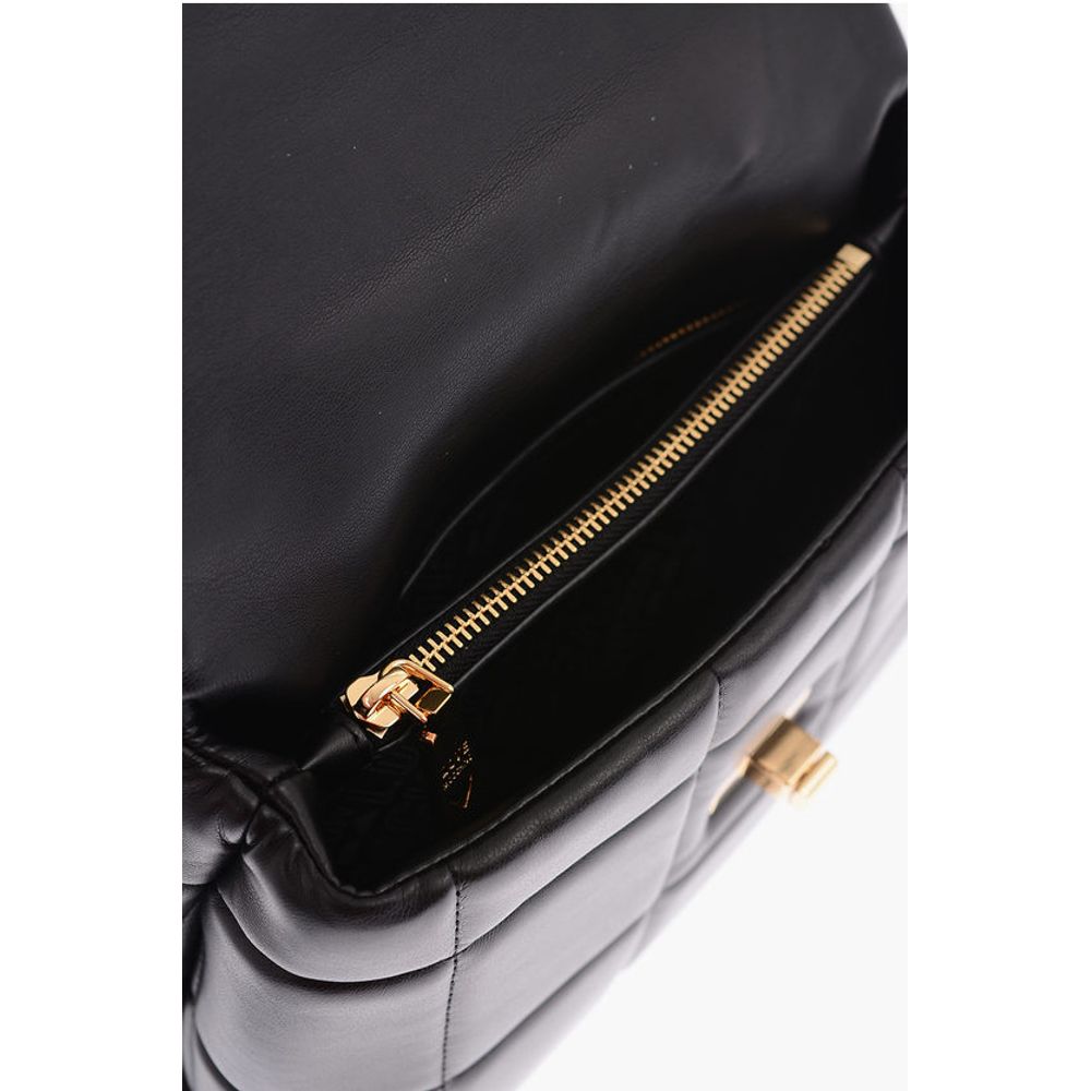 LOVE Faux Leather Padded Bag with Removable Shoulder Strap