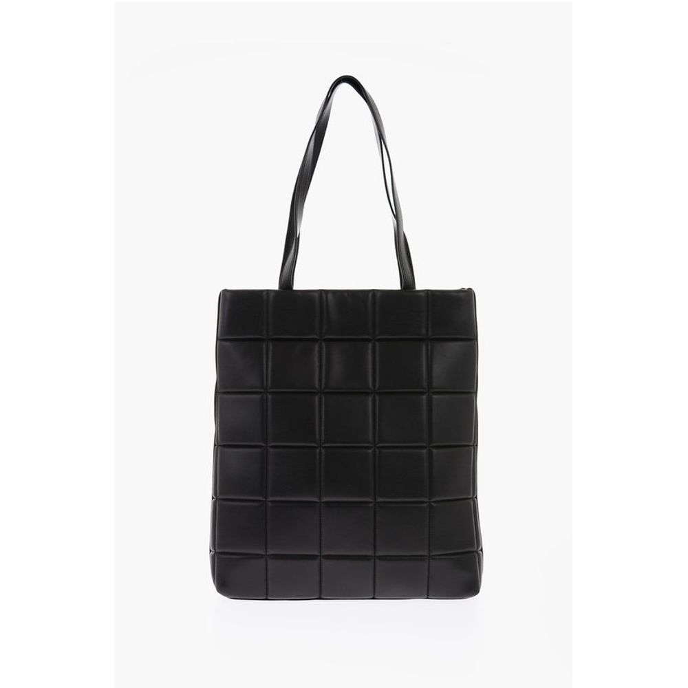 LOVE quilted faux leather shoulder bag