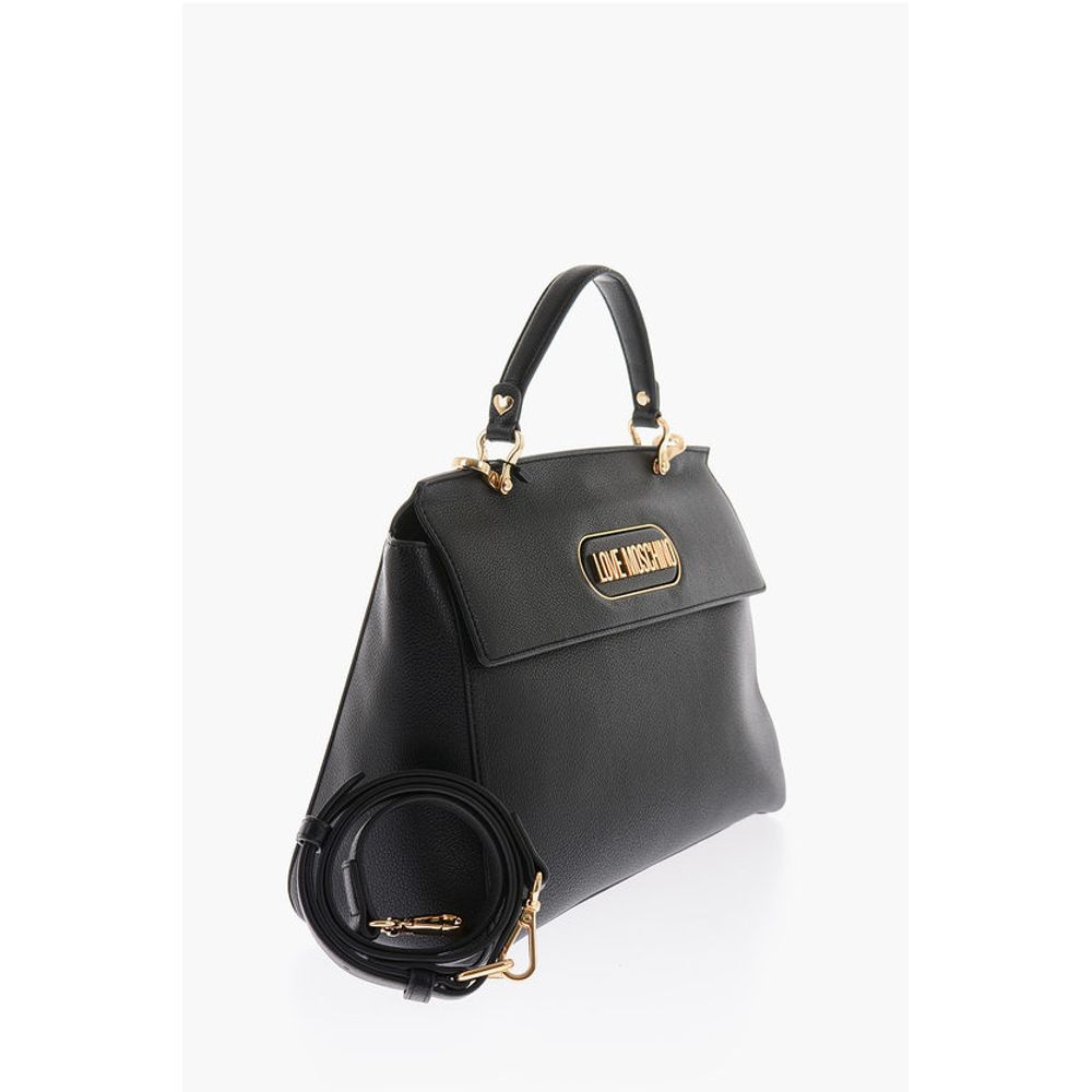 LOVE removable shoulder strap faux leather bag