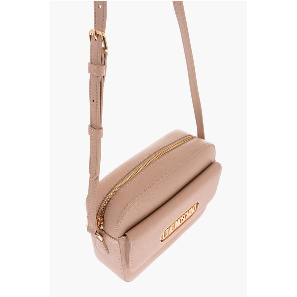 LOVE Textured Faux Leather Camera Bag with Maxi Pocket