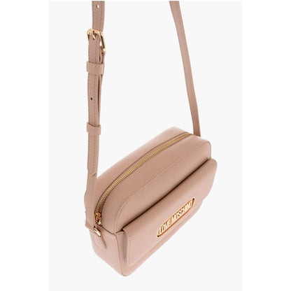 LOVE Textured Faux Leather Camera Bag with Maxi Pocket